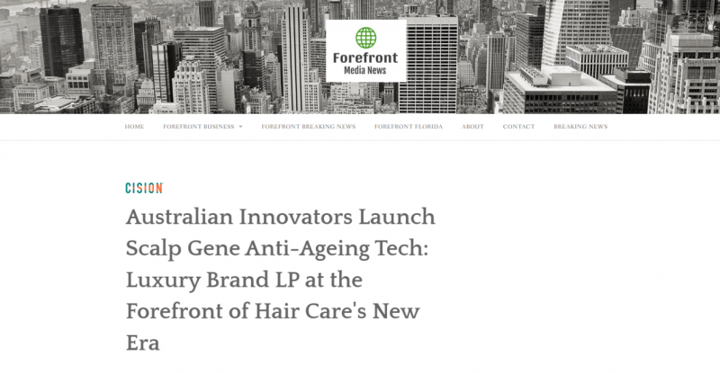 澳洲首创头皮基因抗衰黑科技   LP奢养洗护品牌引领养发4.0时代