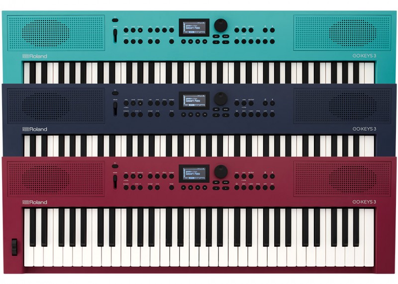 罗兰发布新款音乐创作键盘GO:KEYS 3 & GO:KEYS 5
