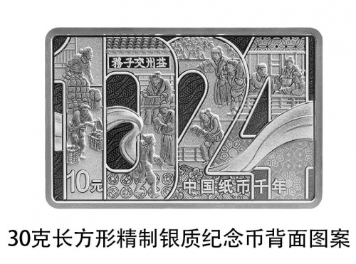 中国纸币千年金银纪念币发行，展现纸币千年发展历程