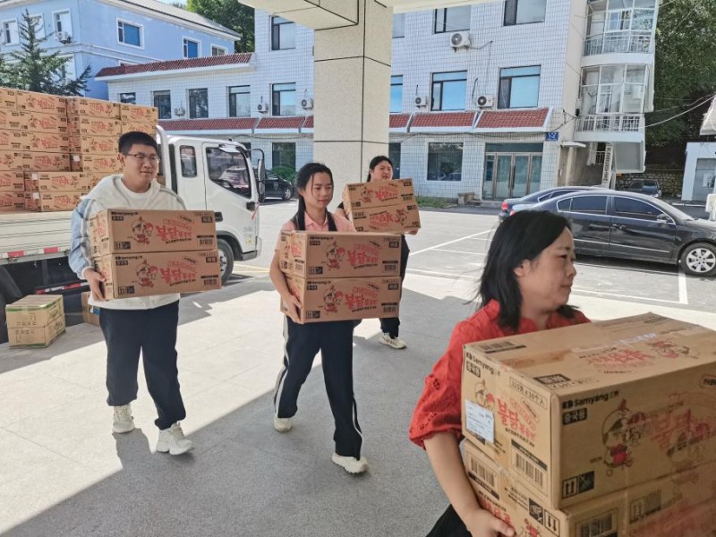 三养食品中国捐赠物资抵达葫芦岛灾区，助力家园重建