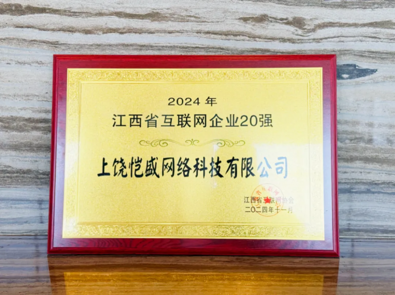 恺英网络董事长金锋——子公司上饶恺盛获评江西省互联网20强